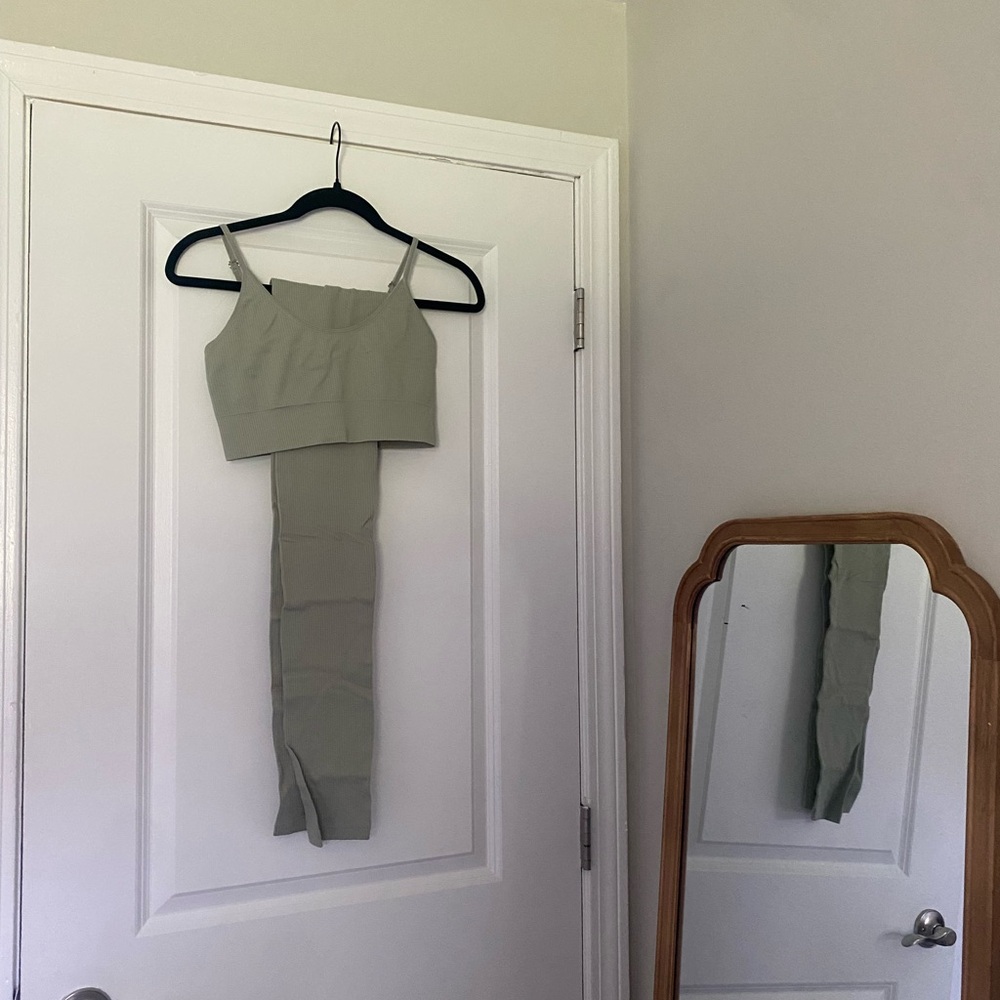 Army Green Nasty Gal Fit Set